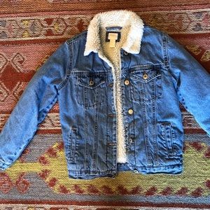 Lot of Size 10/12 girls sweatshirts / jean jacket